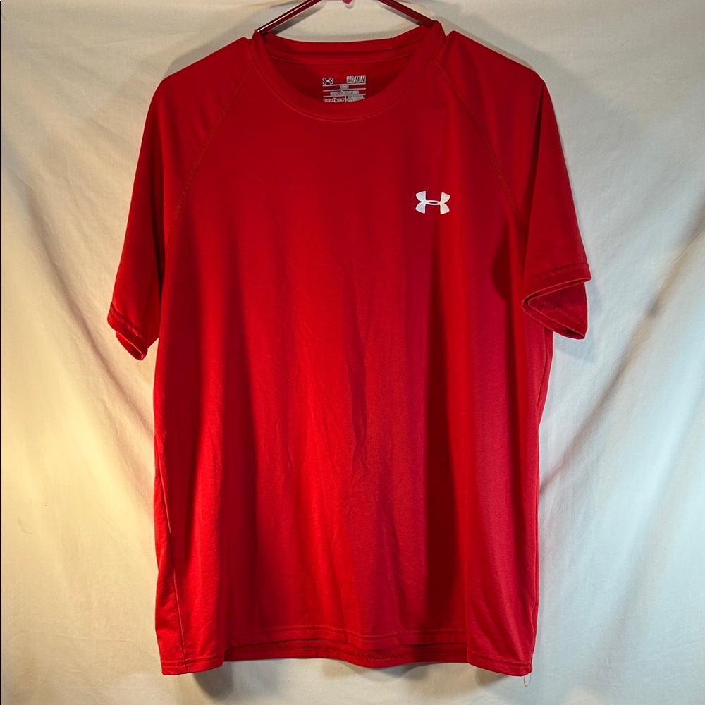 Under Armour Men's Vibrant Red Short Sleeve Tee